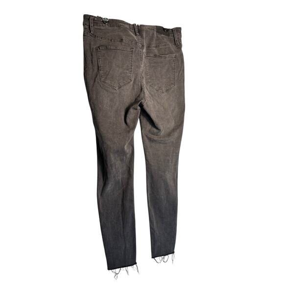 Madewell Curvy High-Rise Ripped Distressed Skinny Size 32 Washed Black - Picture 3 of 6